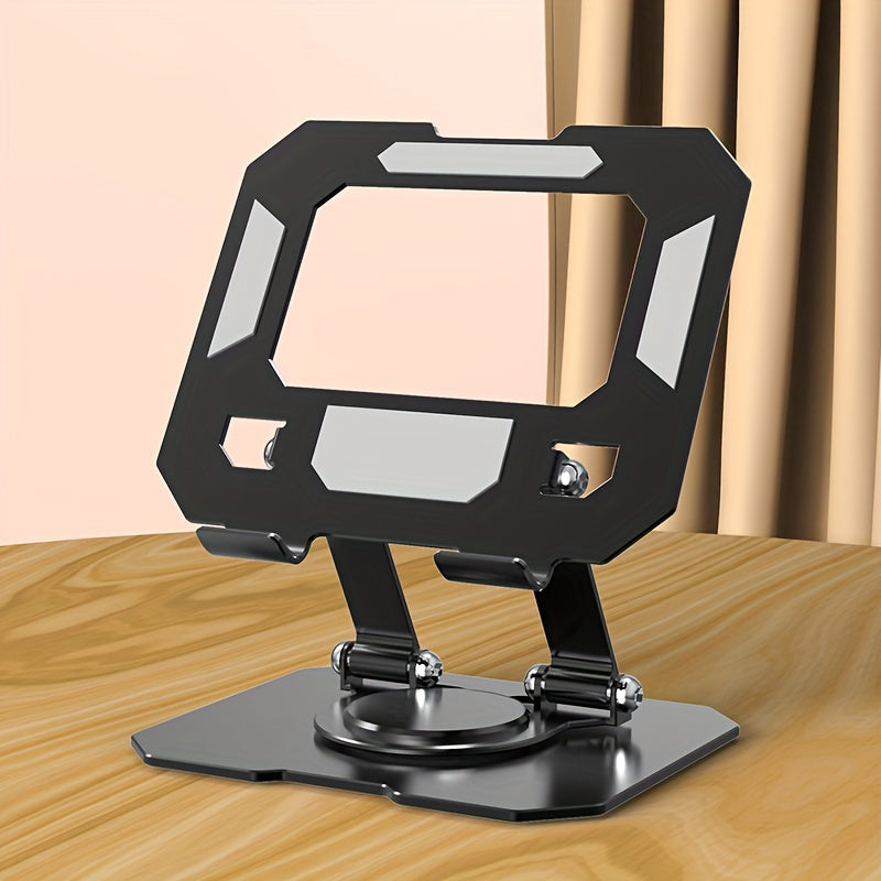 TEMU 360-degree Rotatable Tablet Stand, A Multi-functional Desktop Stand, Suitable For Ipads Phones, A Stand-type, For Charging, With A Foldable