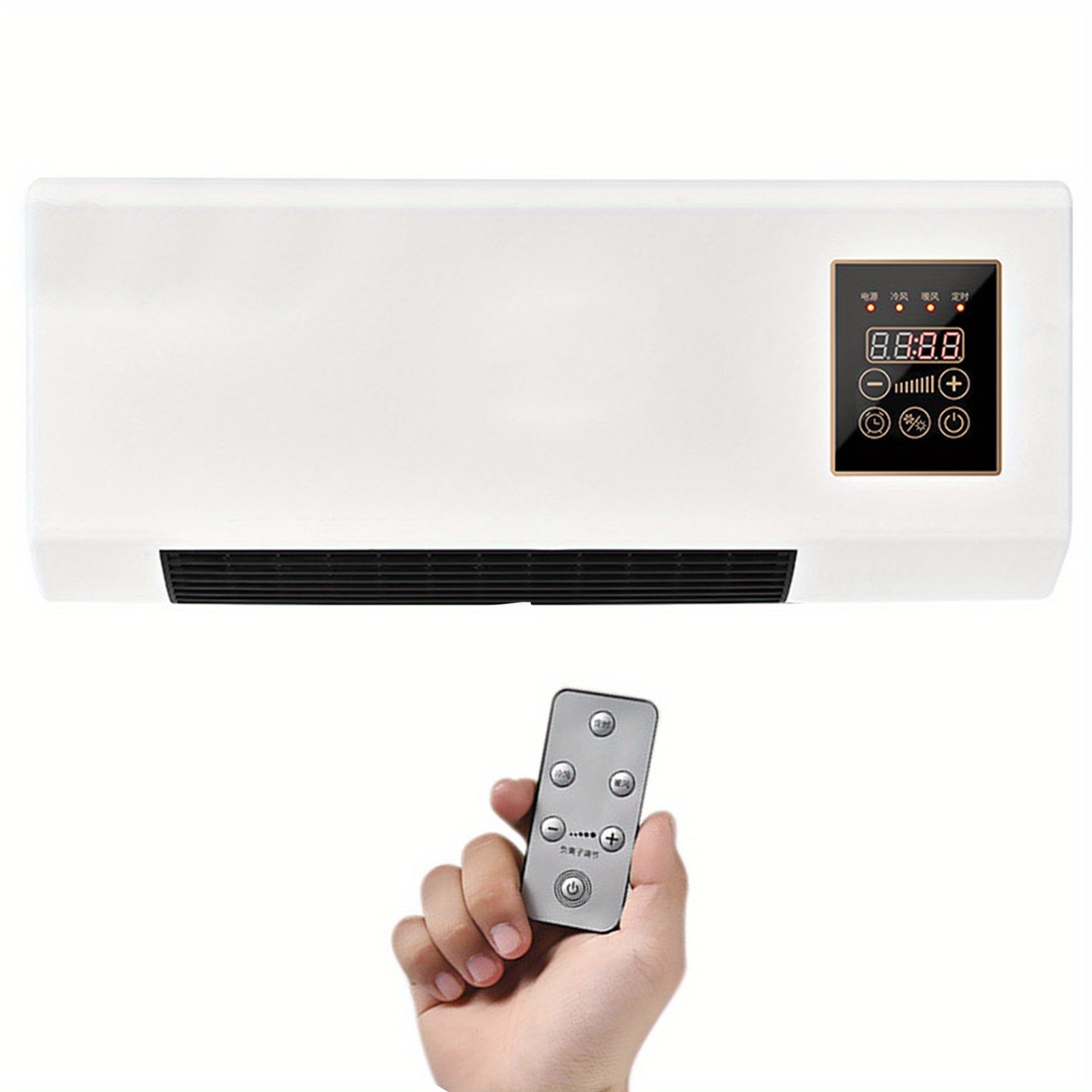 TEMU Wall-mounted Air Conditioner Mini Conditioning With , With Remote Control For Bedroom, Living Room, Bedroom Cooling, Small Space Cooling,