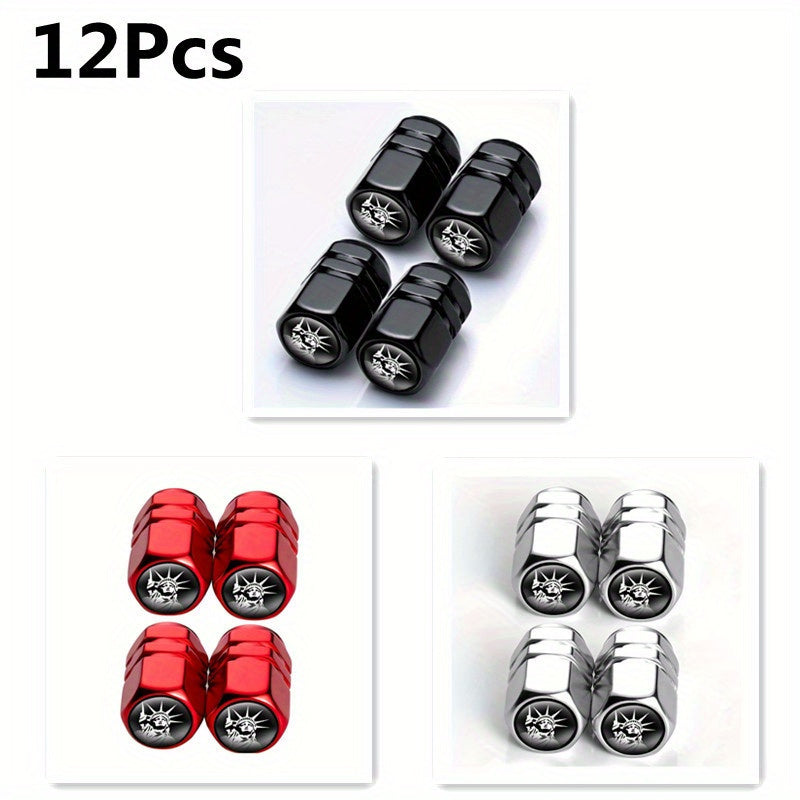 TEMU 12pcs Statue Of Valve Modification Tire Decoration Valve Car Valve