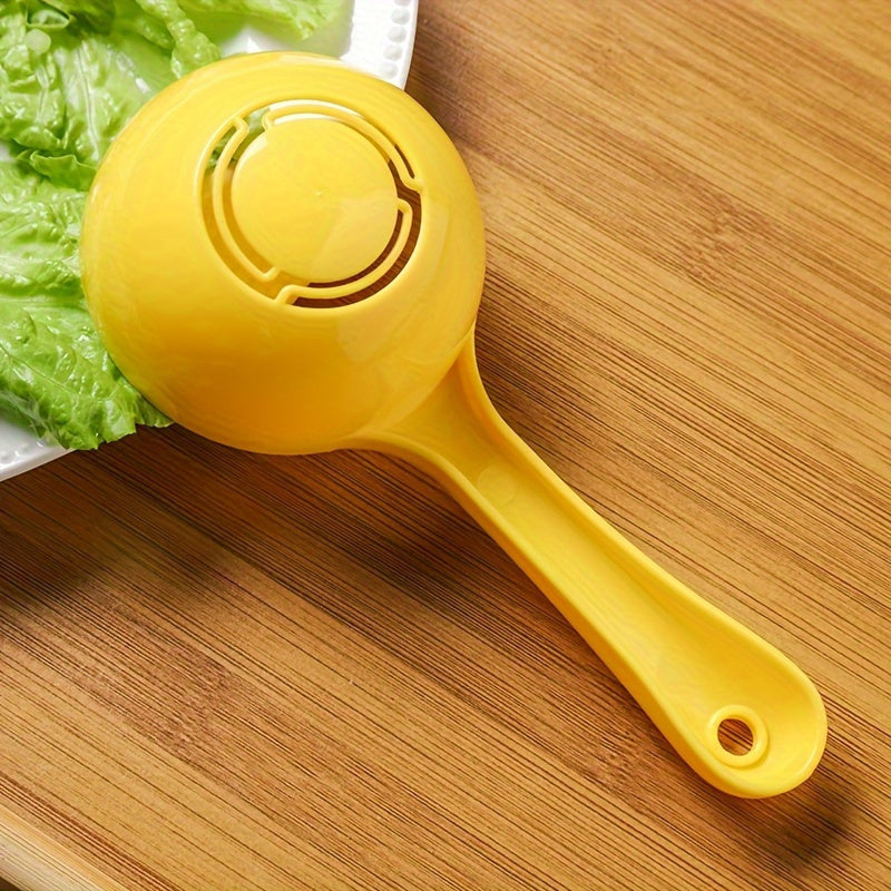 TEMU 1pc Large Yellow Plastic Rice Ball Mold Spoon - Easy To Demold, Shaping Rice Balls, Essential Kitchen Utensil For And Bento Boxes