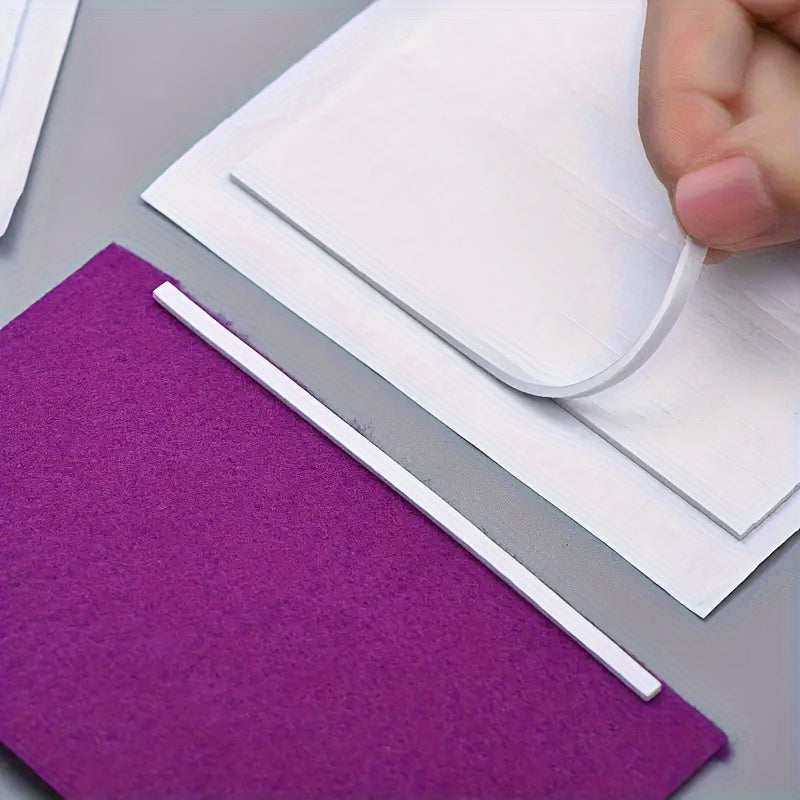 TEMU 200pcs Double-sided Foam Tape, Foam Adhesive , Double-sided 3d Foam Tape For Scrapbooking And Office Organization - Strong And Flexible 3d Foam,