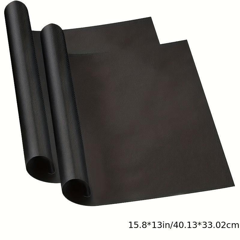 TEMU 2pcs, 4pcs, Oven Liners For Bottom Of Oven, Heavy Duty Mats, Reusable Sheets For Electric Oven, Gas Oven, Toaster Oven, Microwave, Stove Grill,