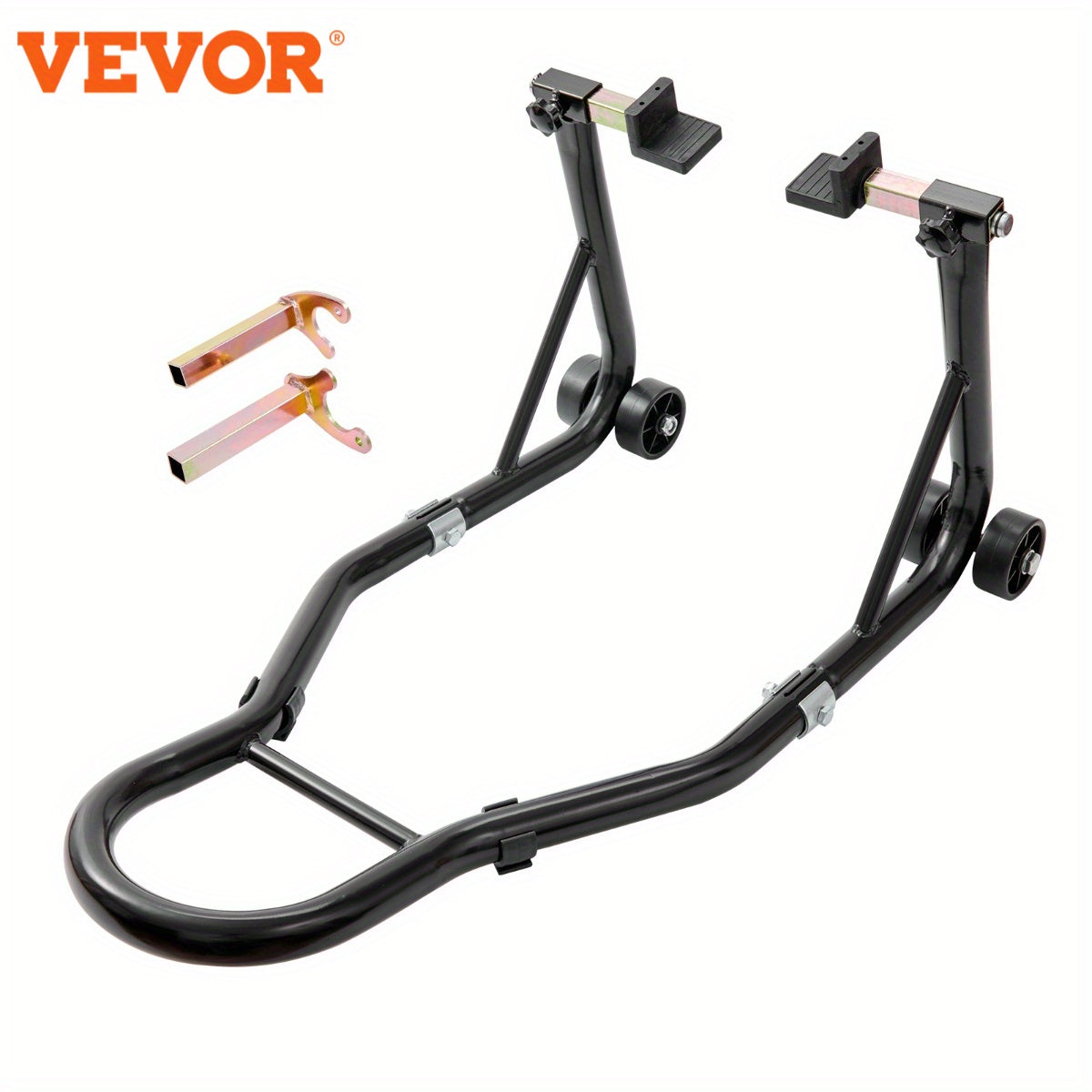 TEMU Vevor Motorcycle Rear Wheel Stand, With U + L Fork Swingarm Spool, 850 Lbs Capacity Heavy Duty Rear Wheel Stand Motorcycle Lift Jack Stand, For