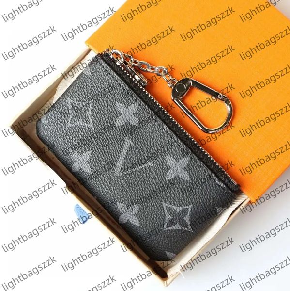 KEY POUCH Designers Mini Wallet Fashion Womens Mens Keychain Ring Credit Card Holder Coin Purse Luxury M62650 with boxs wallet
