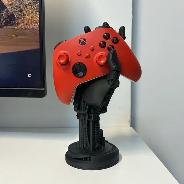 Robotic Hand Statue Game Controller Stand Support Holder For Ps5s Xboxs Series Creative Desktop Decorations Home Decor 241212