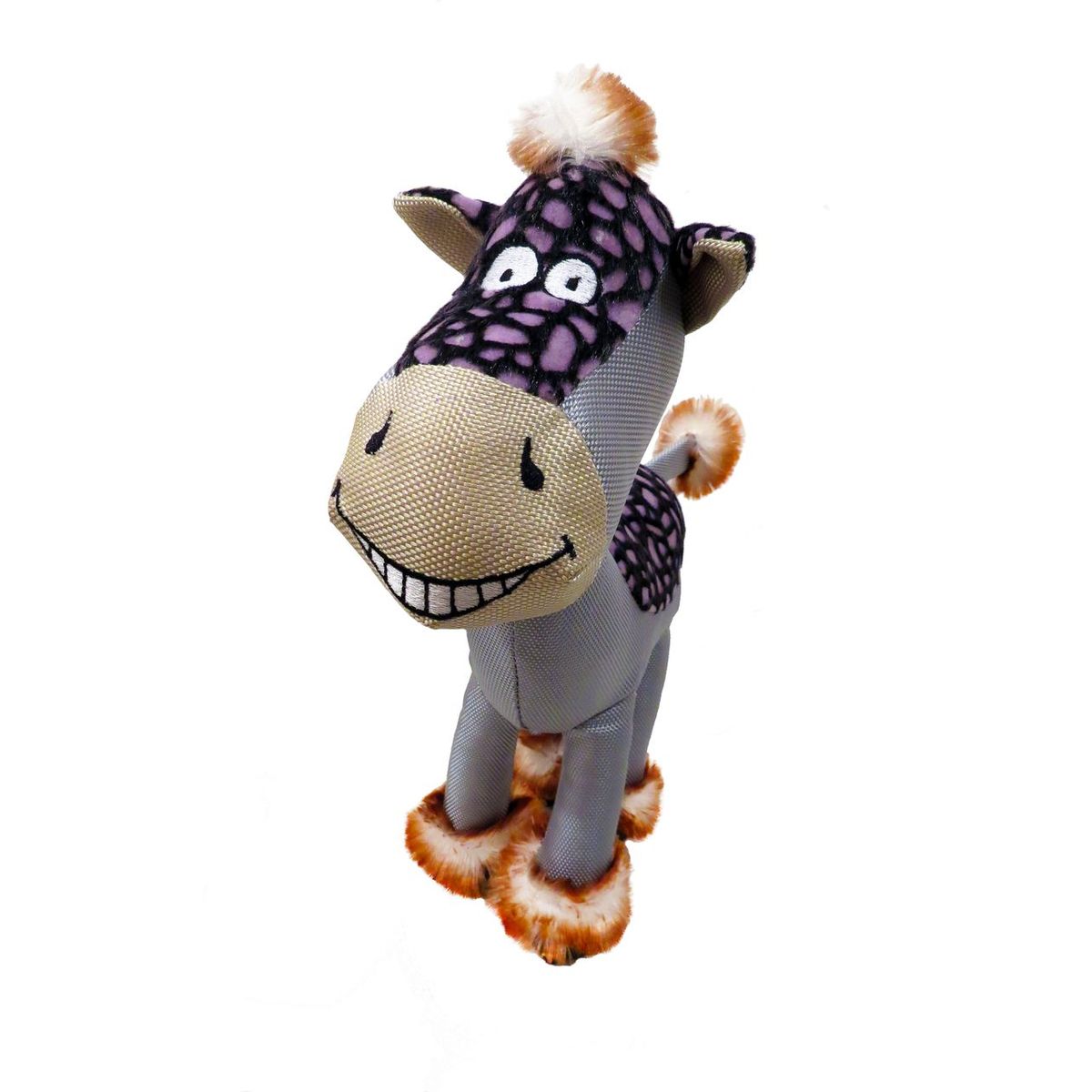 Scoochie Pet Squeaky Toy for Dogs - Joke A Dot Horse Dog Toy