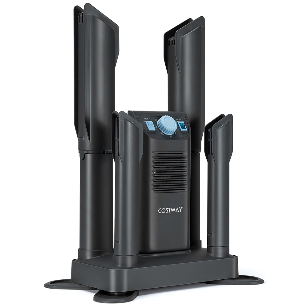 Electric 4-Shoe Boot Dryer with 180-Minute Timer & Ozone Disinfection - Electric Shoe Boot Dryer GR