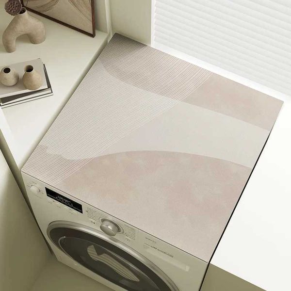 Absorbent Tablecloth Soft Diatom Mud Mat Drum Washing Machine Refrigerator Cover Pad Non-slip Kitchen Sink Tableware Drying Mats Y240905