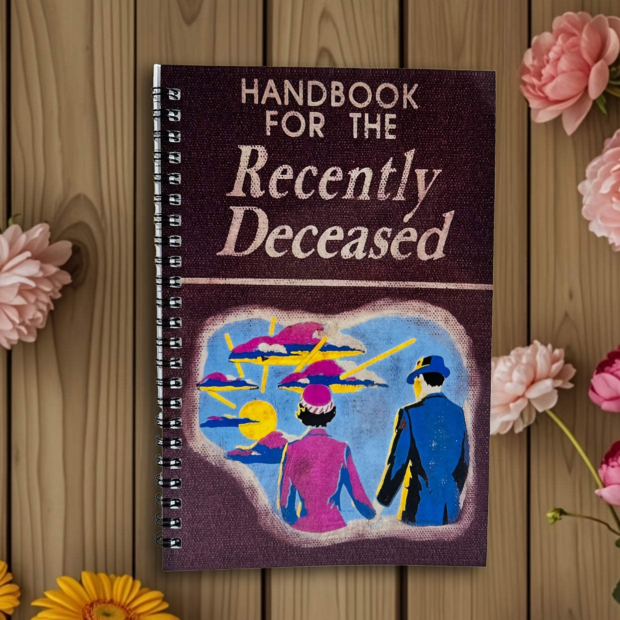 TEMU 1 "handbook For The Recently " Notebook - 100 Pages, Spiral-bound, Standard , High-quality Paper - Ideal For Recording Remembrance And Tribute -