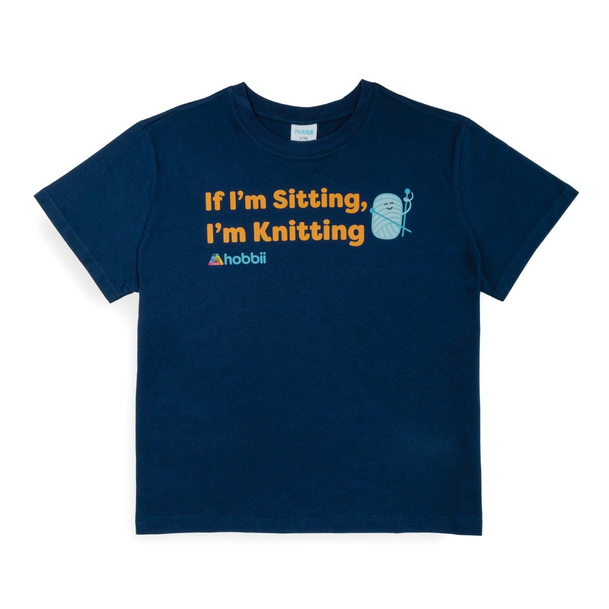 Sitting Knitting T-shirt - Yarniis (Limited Edition)