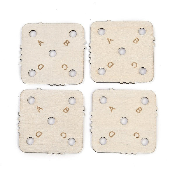 24Pcs Wooden Knitting Loom Board