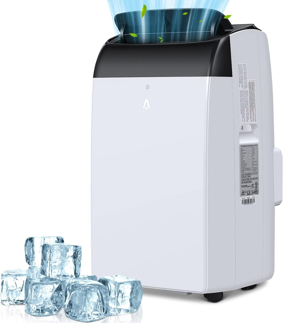 Garvee 12000 BTU 3-in-1 Portable AC Unit | Cools 550 sq.ft with Fast Auto Cooling | Quiet Air Conditioner with Dehumidifier for Bedroom & Living Room 