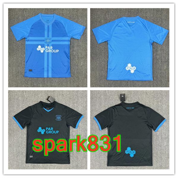 24-25 Preston soccer jersey 2024 2025 Preston Mens Short Sleeve Football Shirts Home Away 3rd Adult Uniform