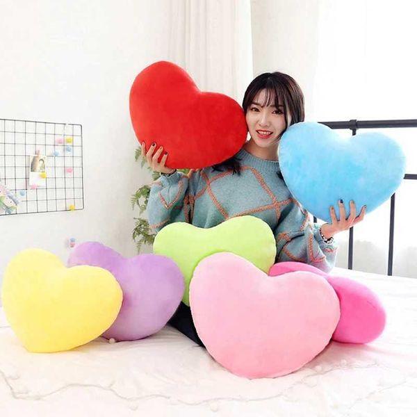 Cushion-Decorative Pillow Plush Heart Shape Cushion for Babys Room to Add a Comfortable Feeling Gift for Mothers Day Baby Birthday CL250208