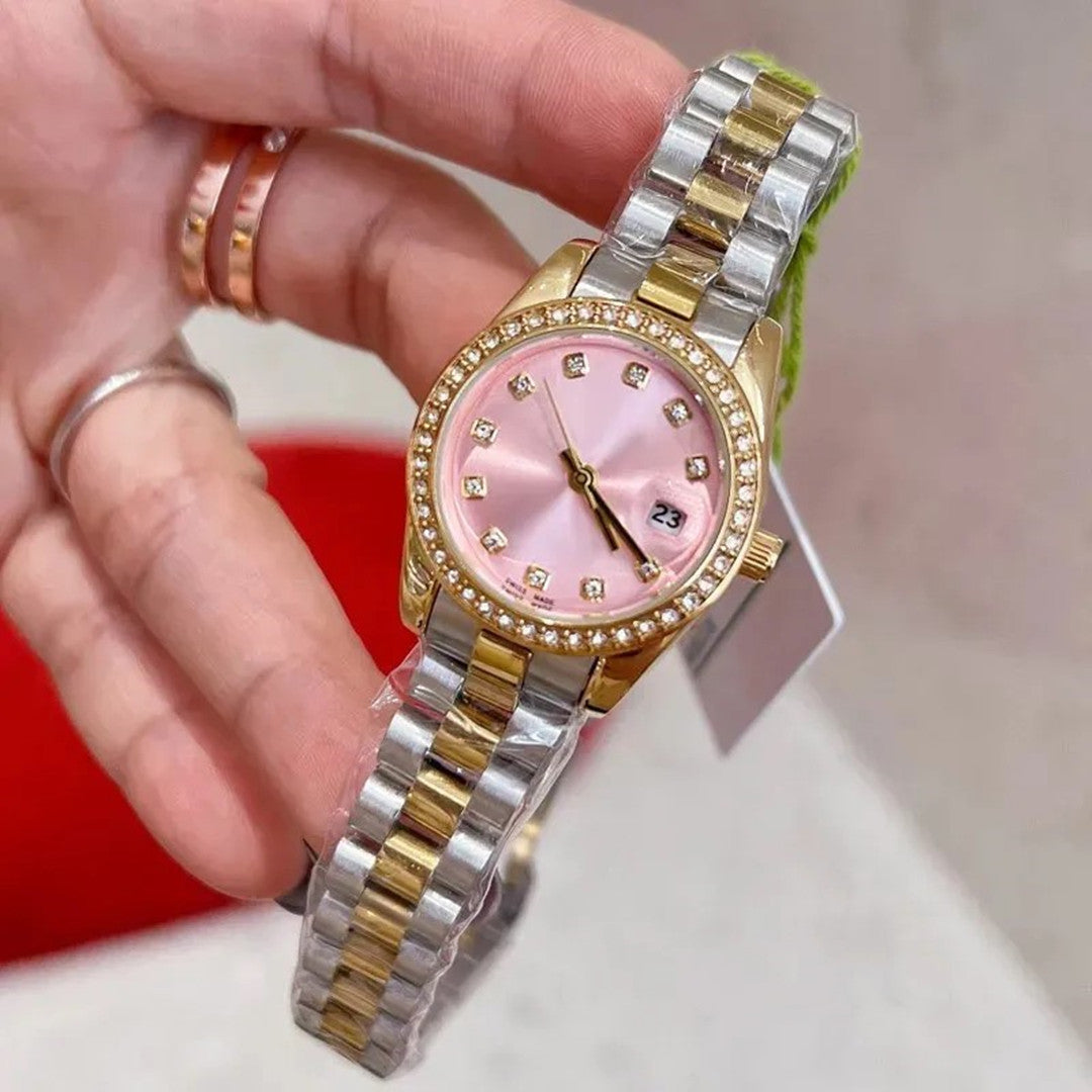 Women Watch 28mm Designer Wristwatches Diamond watches For Valentine&#039;s Christmas Mother&#039;s Day Gift Stainless Steel band Clock