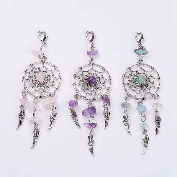 Natural Chip Gemstone Pendant Decorations