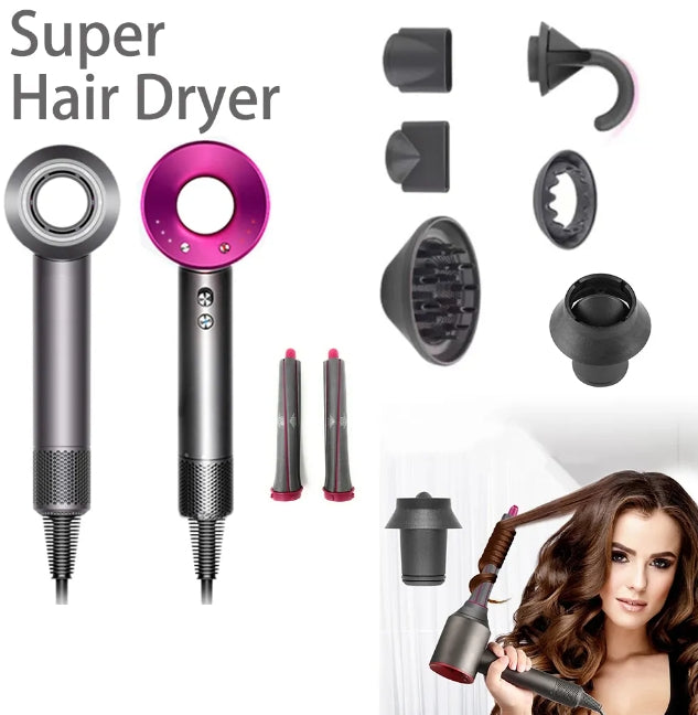 Dryers Hair Salon Anion MuteHairdryer Hair Care Electric Hair Drier Quick-dry Safety Egative Ionic Professional Blow Powerful Travel Home 10A