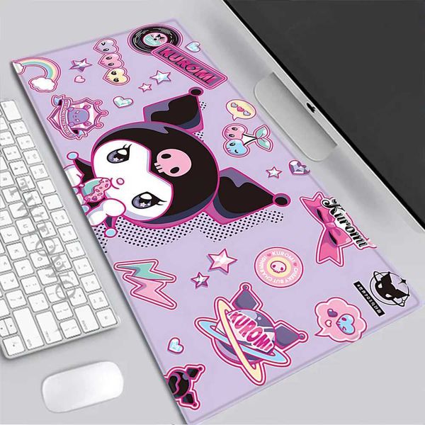 Cartoon Cute Short Mouse Pad HD Printing Computer Gamers Locking Edge Non-slip Mouse Pad XXL90x40cm Keyboard PC Desk Pad O250118