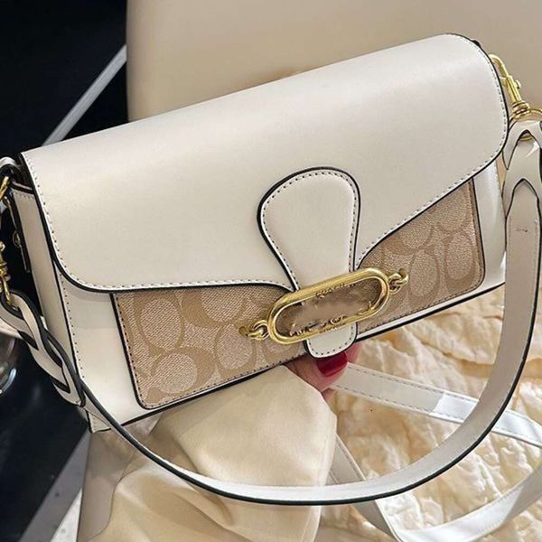 Day Packs Coachhandbag Underarm Light Luxury Small Square Bag New High Aesthetic Value, Contrasting Color, Niche Design, One Shoulder Crossb
