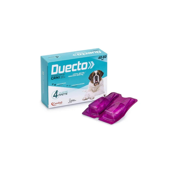 Alfamed sa Duecto Spot-on 4 pipetter - Extra stora 40-60 kg