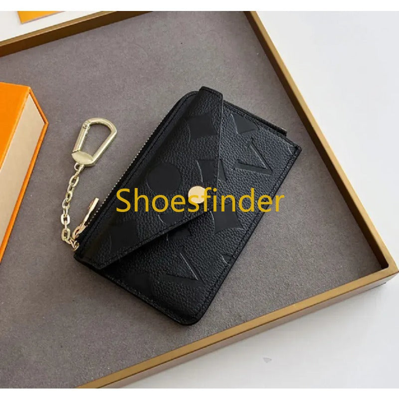 Designer Wallets Luxury Recto Verso Fashion Purses High-quality Embossed Flower Letter Mens Womens Credit Card Holders Ladies Short Money Clutch Bag