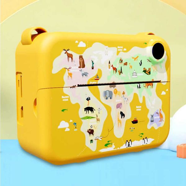 Toy Cameras Mini Digital Video Camera Instant Print Photo with 3 Rolls Print Paper Selfie Video Digital Camera Birthday Gifts for Girls Boys