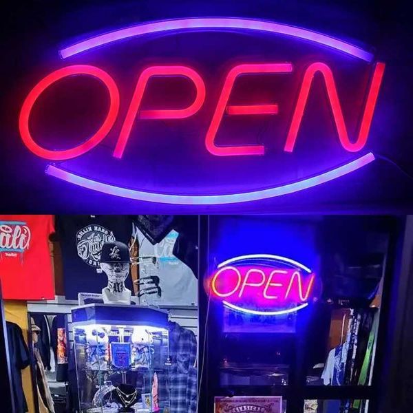 Commercial signs open neon lights LED night lights hanging windows shops coffee bars restaurants decoration personalized customization of ne