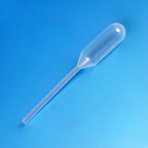 Globe Scientific Transfer Pipette, 1.2 mL, 0.9 Draw Volume, Box of 500