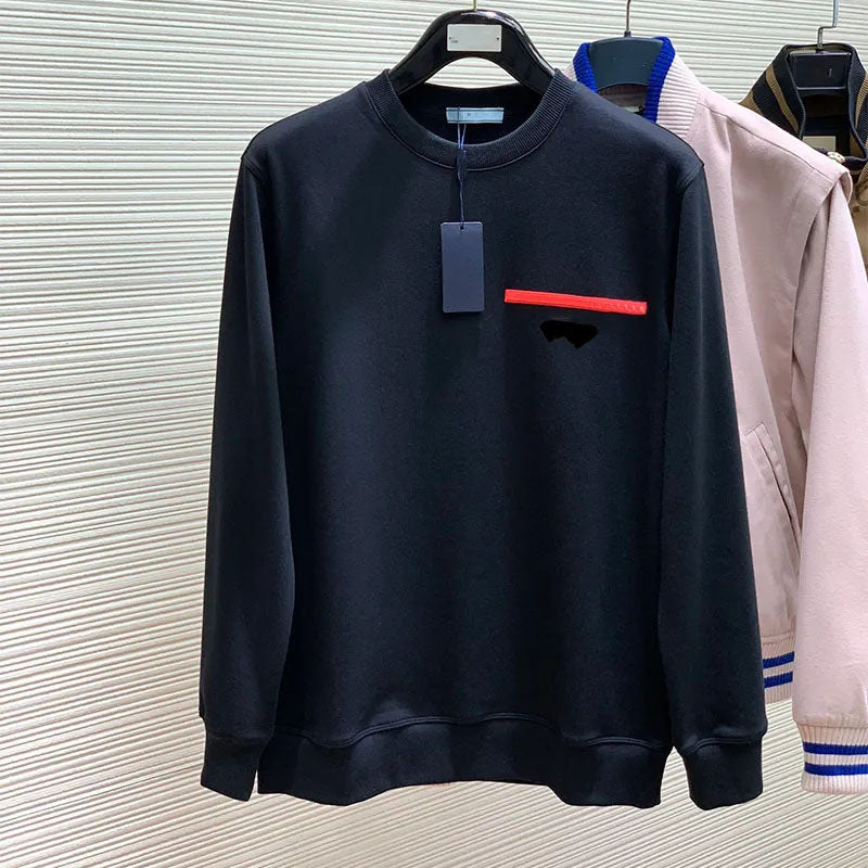 25 new models Men&#039;s Hoodies & Sweatshirts Business casual collar solid color sweater designer sweater men winter Warm Double label neutral AAAA