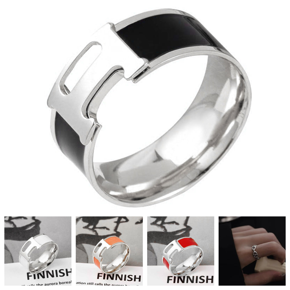 gold rings for women designer ring silver ring men jewellery designer stainless steel jewlery engagement ring Y2K Classic Letter ring luxury mens we