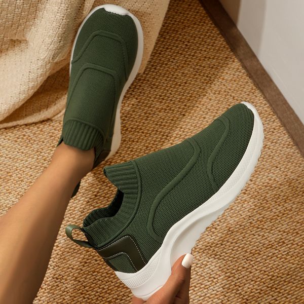 Casual Knit Running Shoes - Perfect Fit for Daily Activities