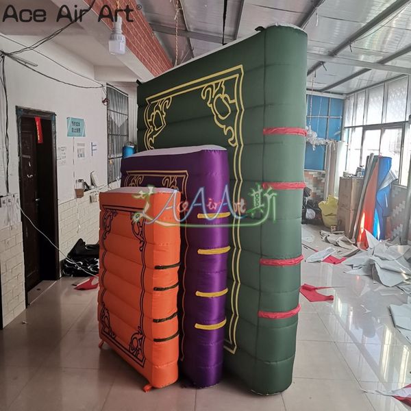 Customized High Quality Inflatable Learning Books For Outdoor Activities Or School Advertising Decoration