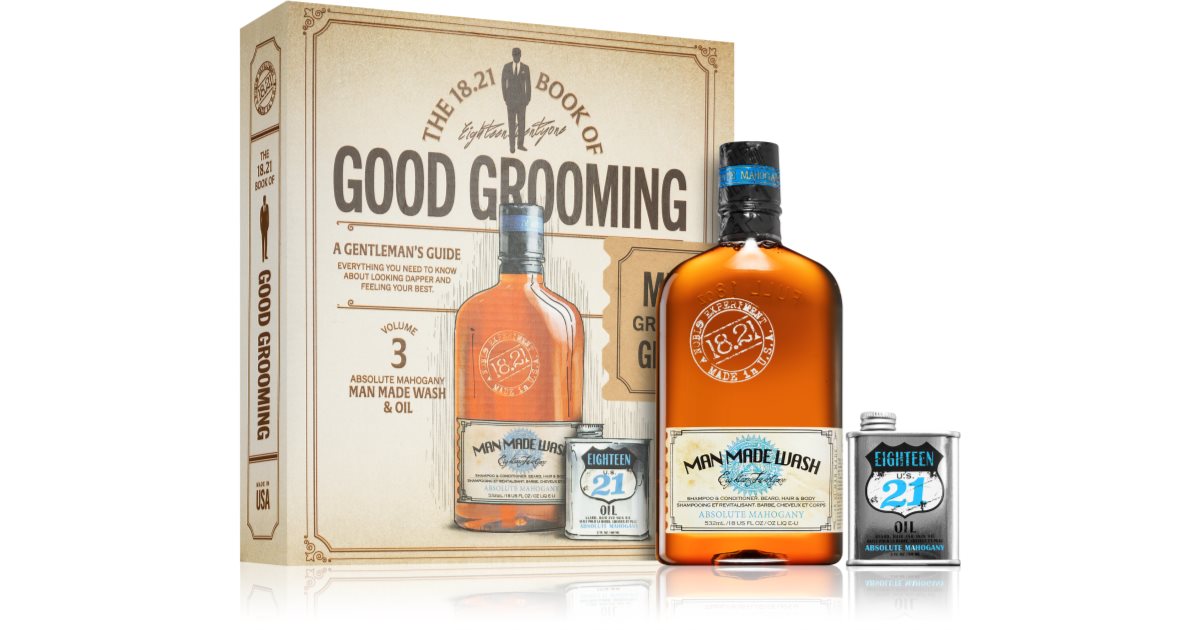 18.21 Made Book of Good Grooming Tom 3 Pudełko upominkowe Absolute Mahogany (dla mężczyzn)