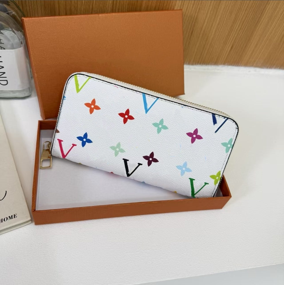 High quality Luxury vuittonbag Genuine Leather Wallets Fashion Designer Wallets Retro Handbag For Men Classic Card Holders Coin Purse Famous With bo