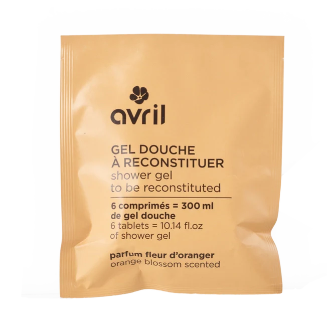 Avril Dusjgelé refill Orange Blossom (30 g)