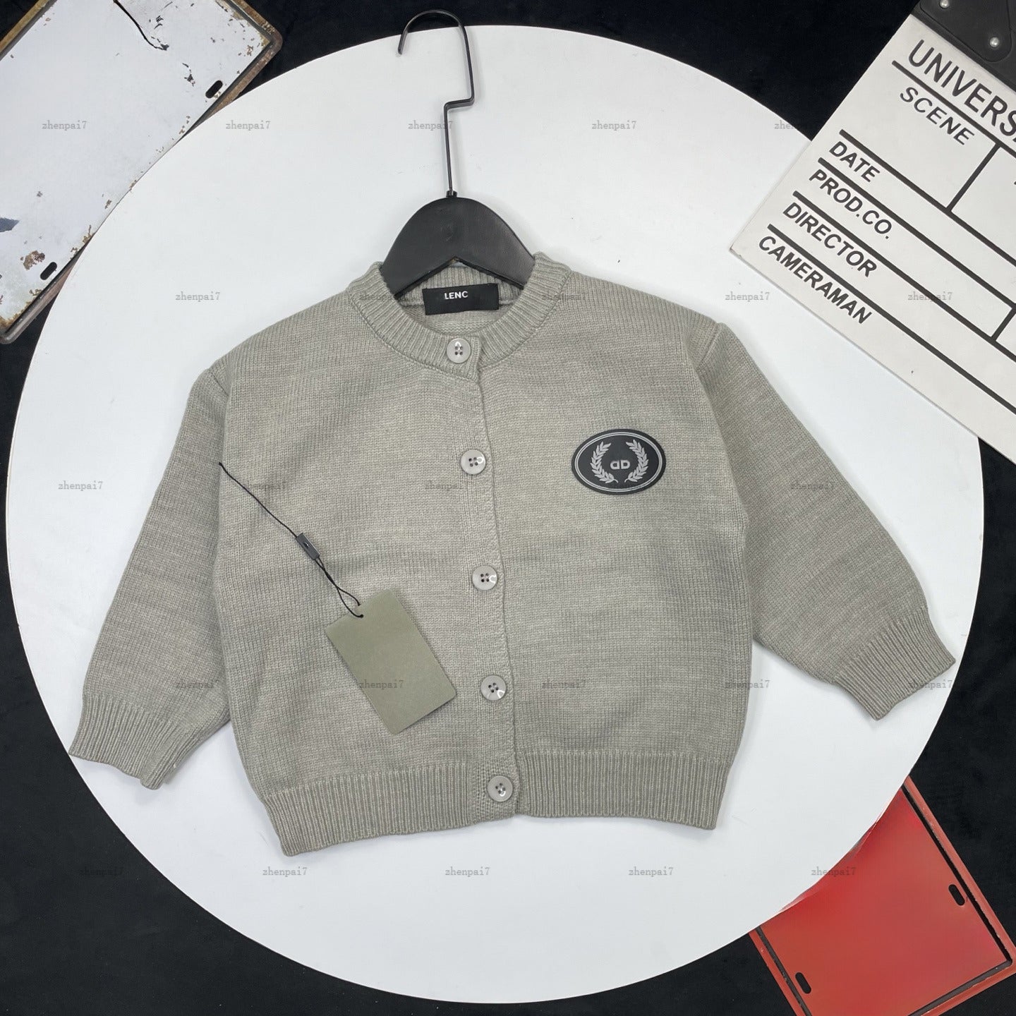 Top baby Knitted sweater autumn kids Cardigan kids designer clothes Simple and pure color design boys girls Jacket hoodie A823X23N222