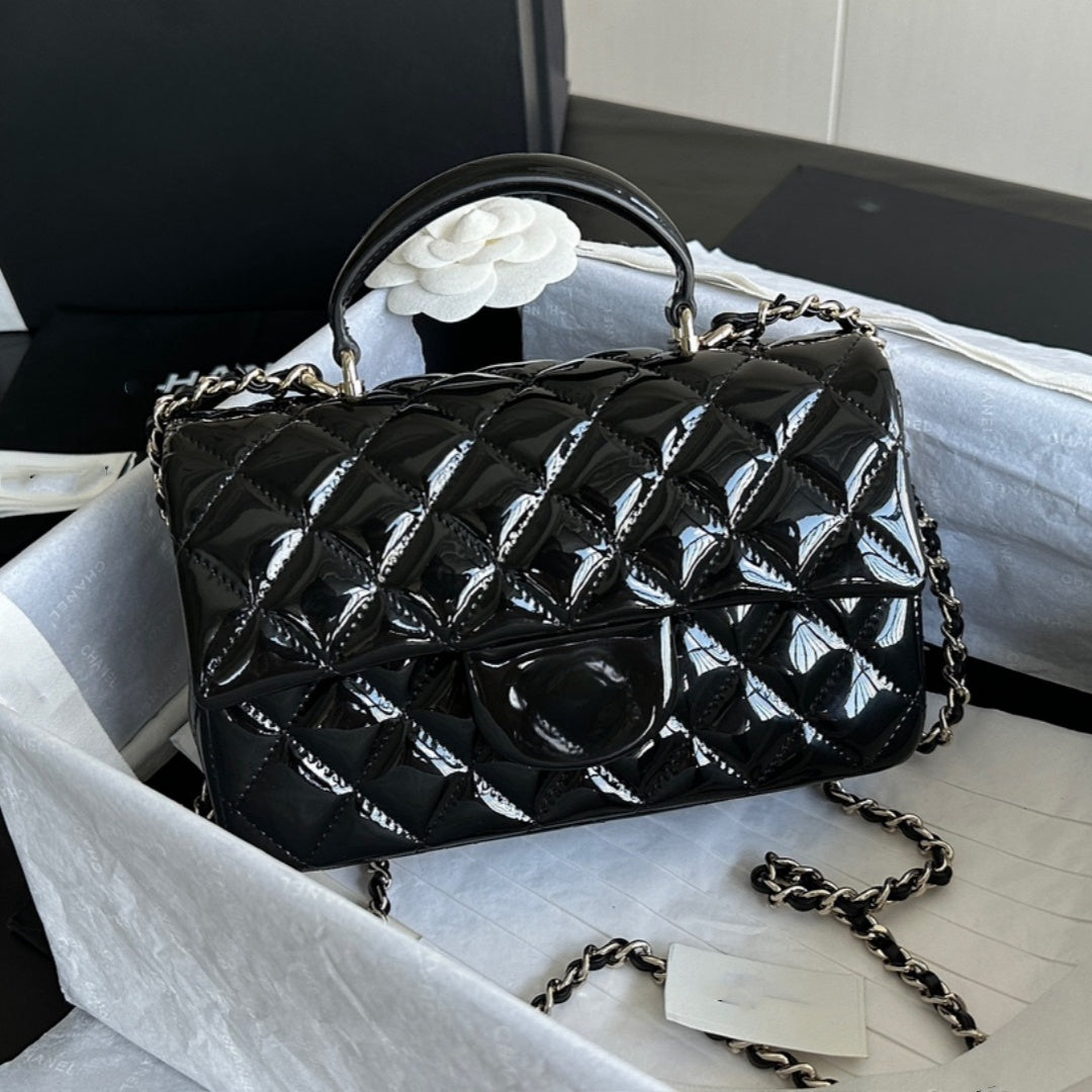 10A designer bag Mini CF handle Flap Bag With Handle Shoulder Bag Chain Bag Crossbody Bag Top Mirror quality Lambskin Designer Women Bag Lambskin Sh