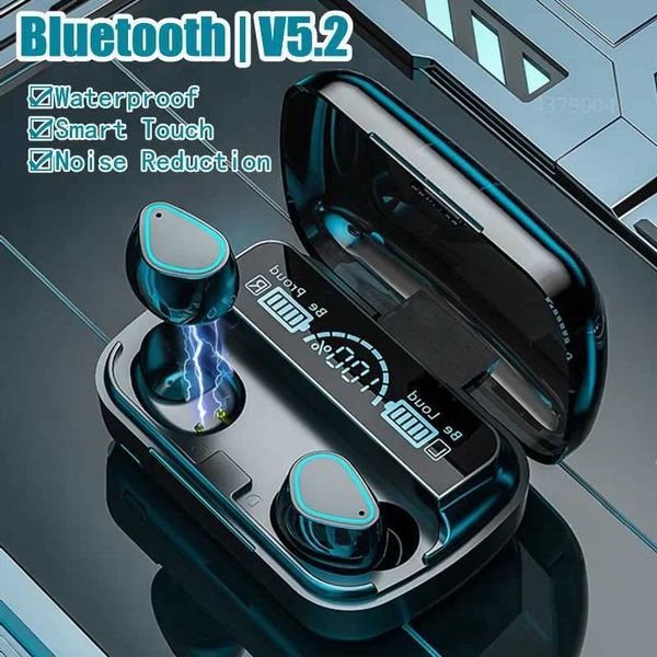 New 5.2 Wireless TWS Earphones Smart Touch Call Kit Waterproof Noise Elimination for All Smartphones Y241031