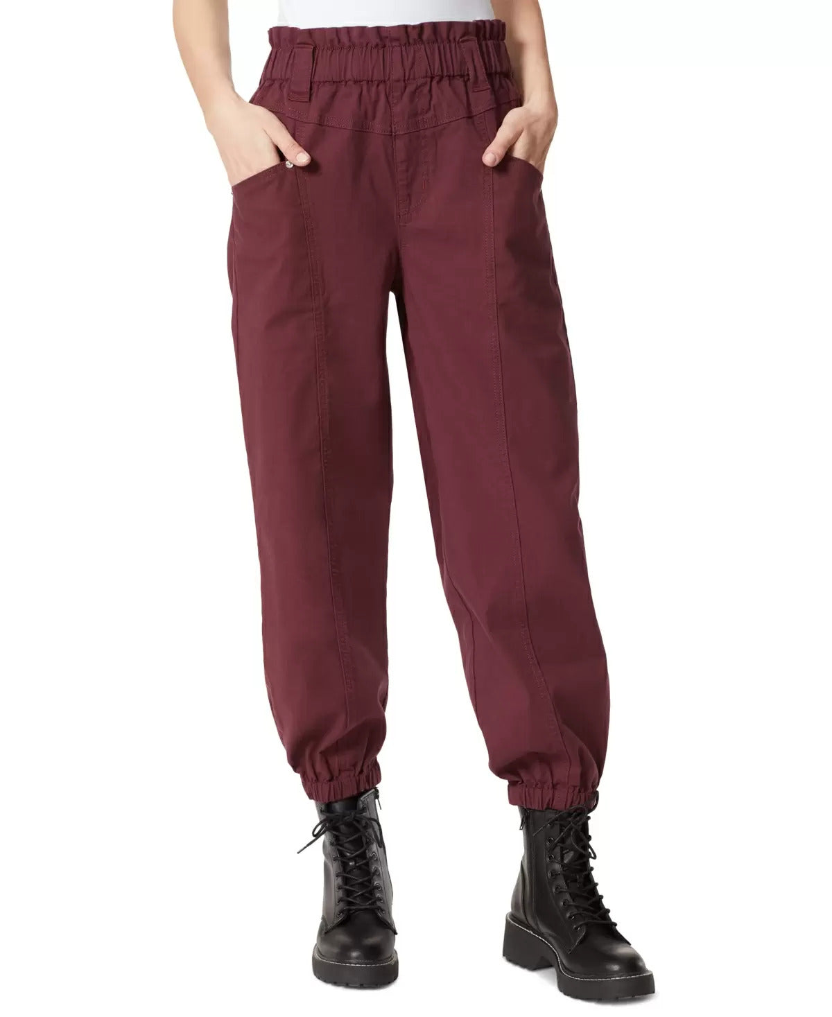 Paper Bag-gy Jogger Pants In Winetasting - 30