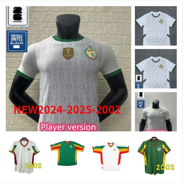 24 25 Senegal MANE Soccer Jersey Men KOULIBALY GUEYE National KOUYATE Football Shirts 2024 2025 Team ISMAILA DIOUF fans Player SARR DIA JACK