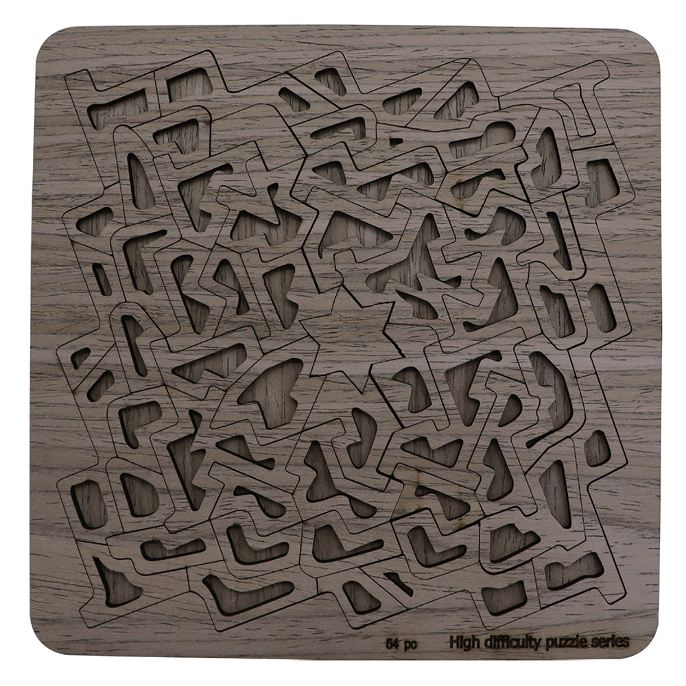 54-Piece Mind-Bending Wooden Jigsaw Puzzle for Adults - M3