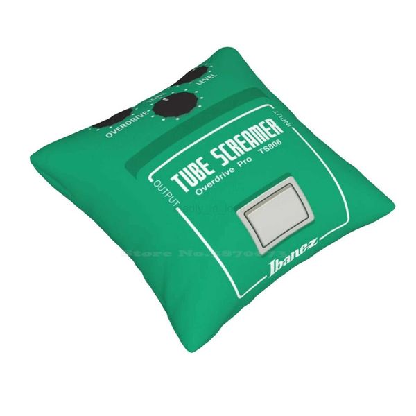 Tube Screamer Home Sofa Car Waist Throw pillowcase Tube Screamer Pedal Guitar Effect Overdrive John Mayer Srv M240717