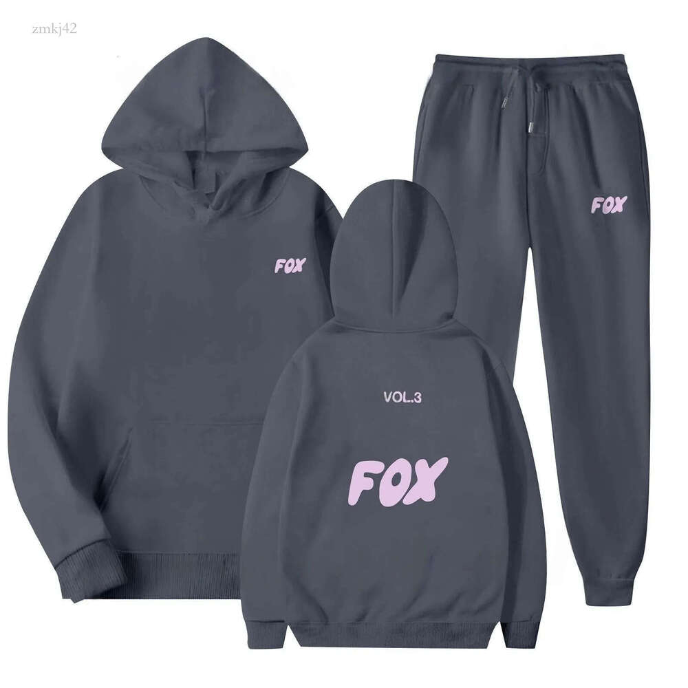 whitees fox hoodie Women Tracksuits designer Two Pieces classical loose casual New Autumn Hoodie Fashion Sporty Short Sleeve Pullover Whitefoxsweats