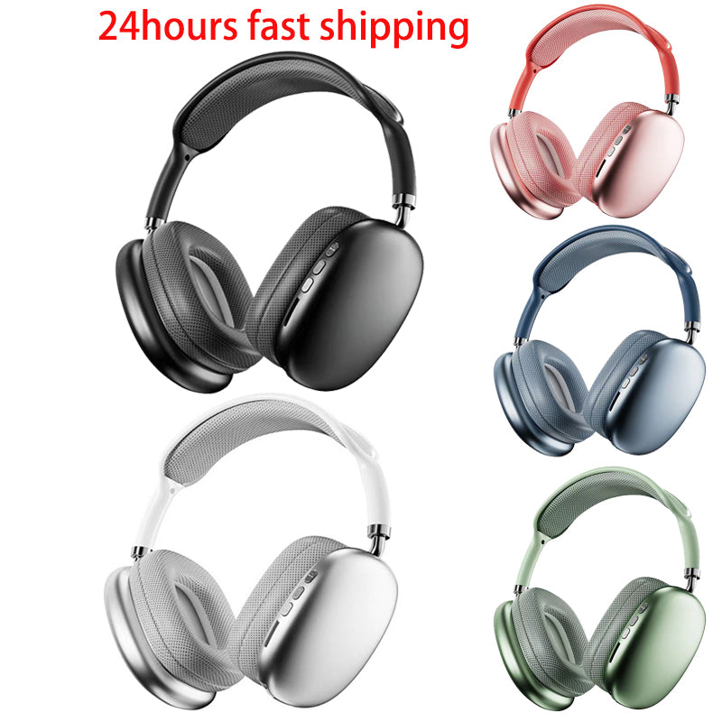 Max Headphones Cell Phone Earphones Wireless Earphones Bluetooth headphones Stereo HIFI Super Bass Headset Bluetooth earphone earbuds purple Magneti