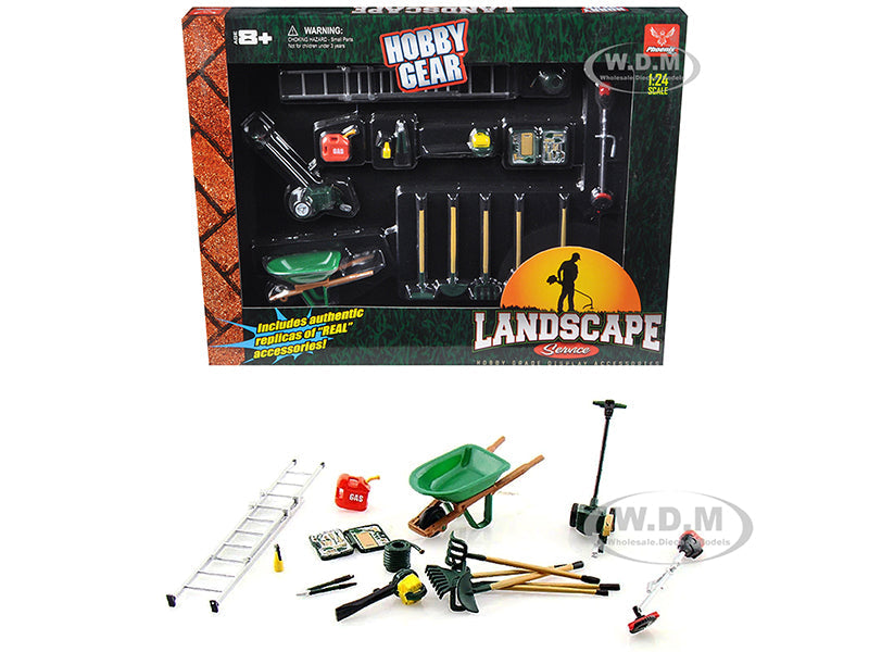 "Landscape Service" Accessories Set for 124 Scale Models by Phoenix Toys