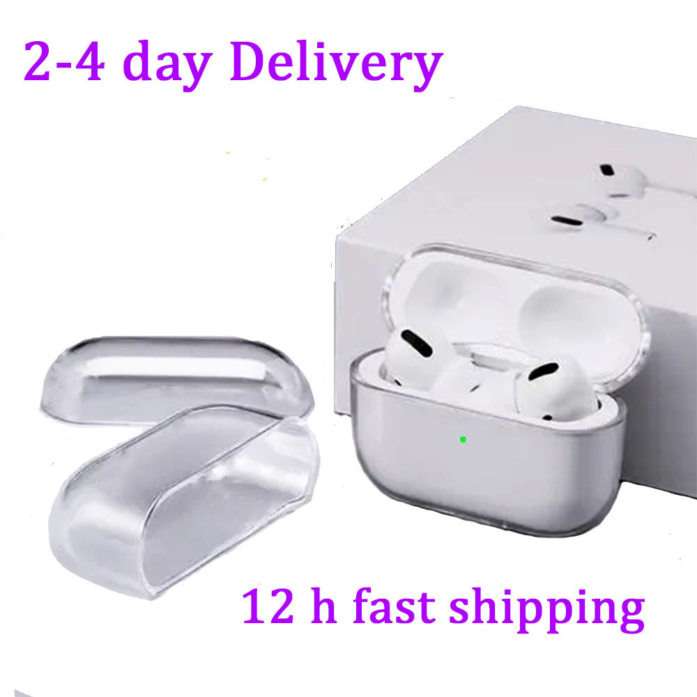 For New Airpod 4 pro 2 3 Headphone Accessories Solid Silicone Cute Protective Earphone Cover 2nd generation Wireless Charging Box Shockproof Case