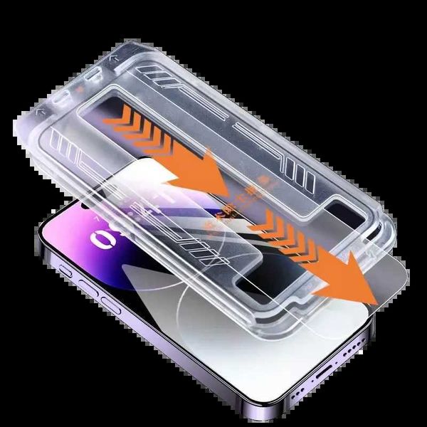 Cell Phone Screen Protectors 2024 Mobile Case Screen Protector Full Coverage Tempered Glass For Iphone 15 Dust-Removal Privacy Easy App Scre