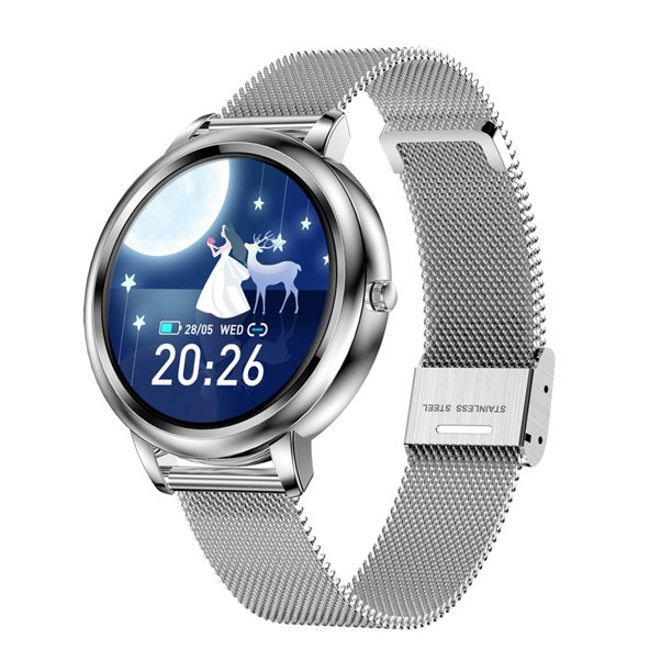 Luxury Times Smartwatch - Metal Strap - Silver