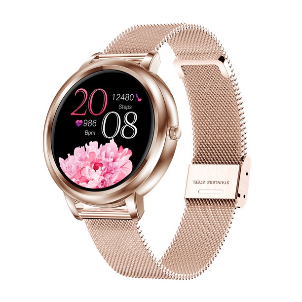 Luxury Times Smartwatch - Metal Strap - Rose Gold