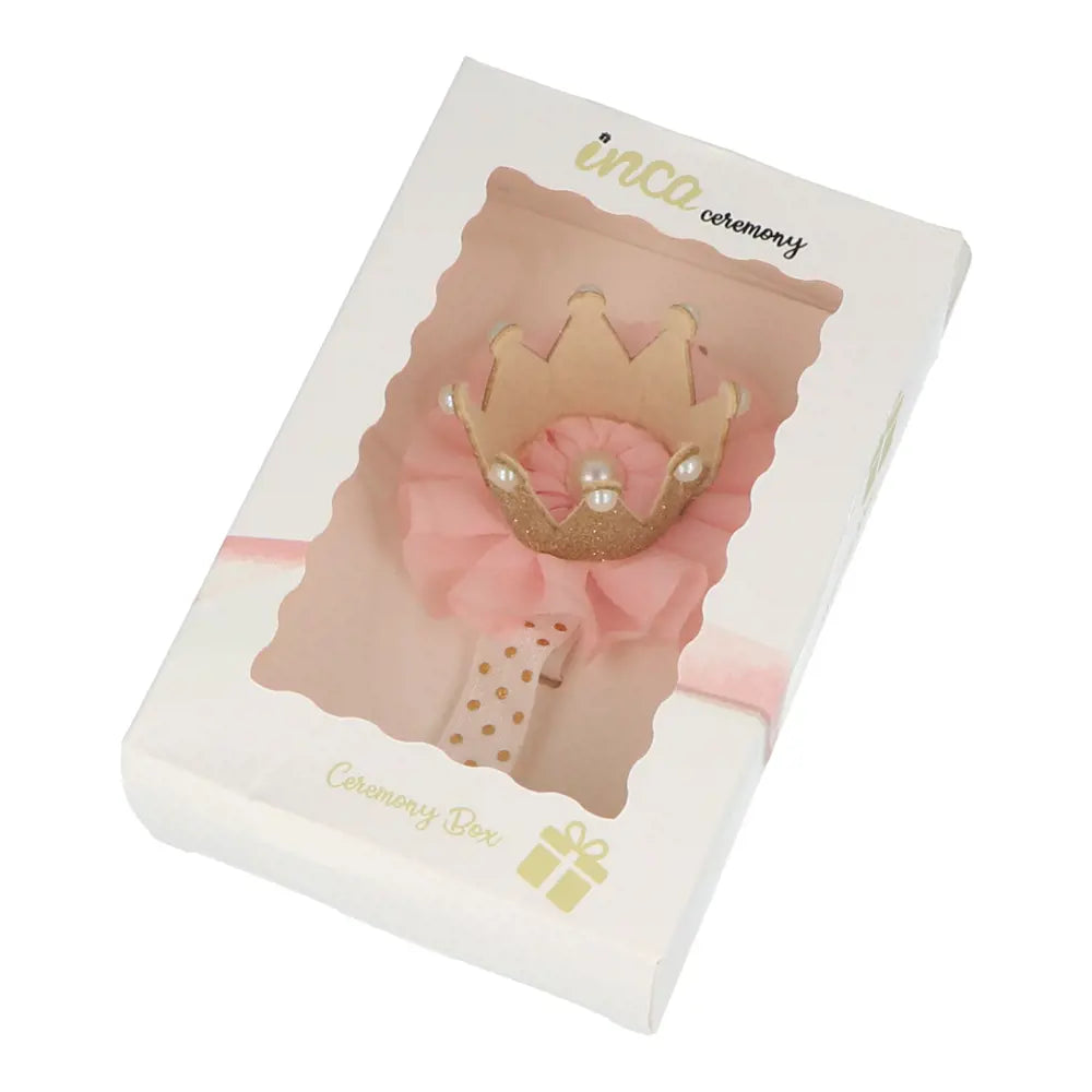 Inca Band med tygblomma och krona 1 U